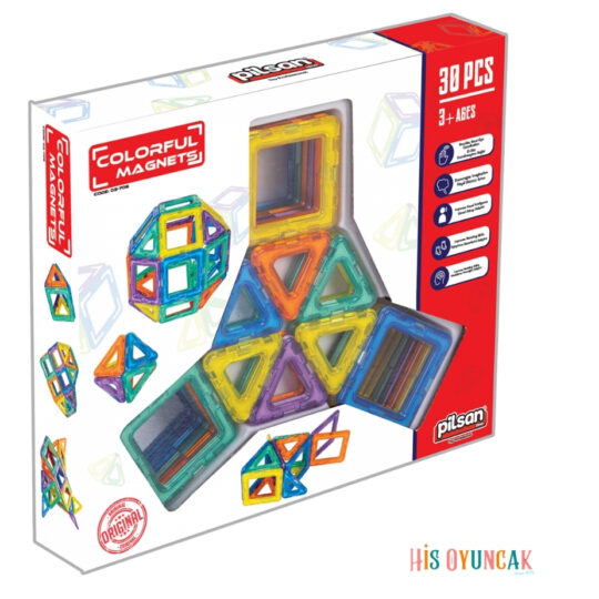Pilsan Colorful Magnets Zeka Oyunu 30 Parça