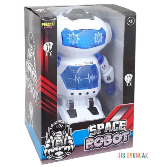 Prestij Space Robot Yürüyen Işıklı Sesli Oyuncak Robot