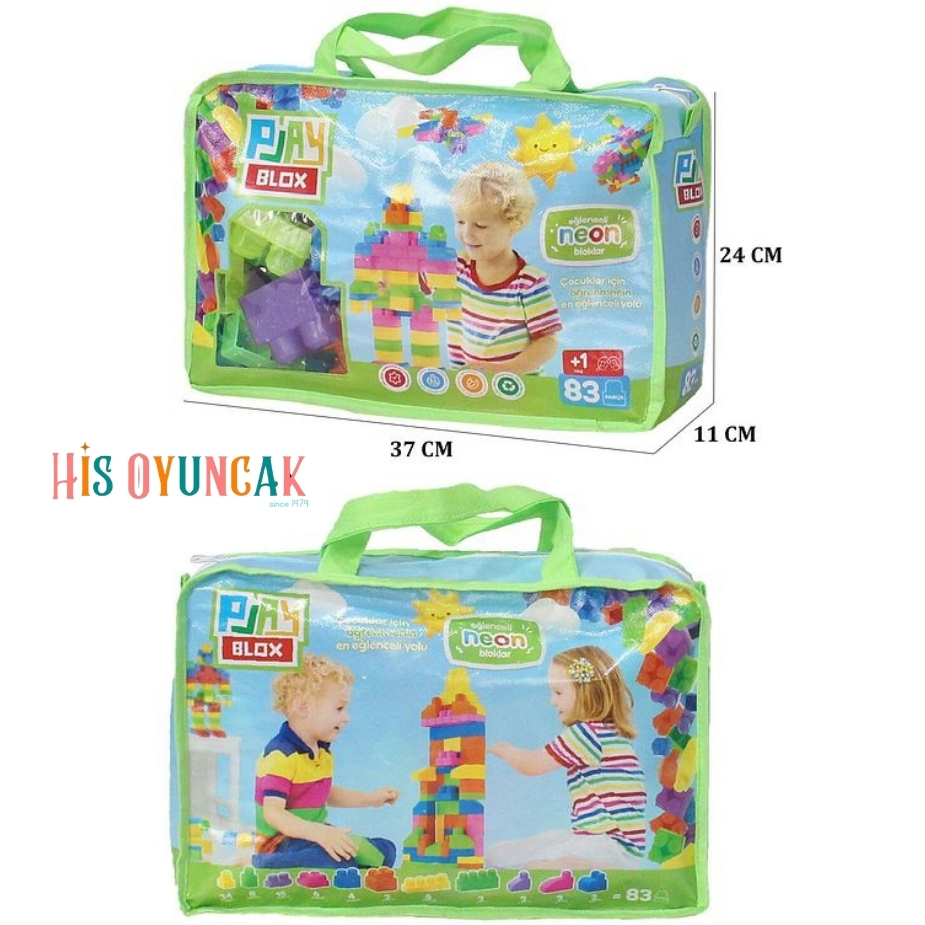 Play Blox Eğlenceli Neon Bloglar 83 Parça - Görsel 3