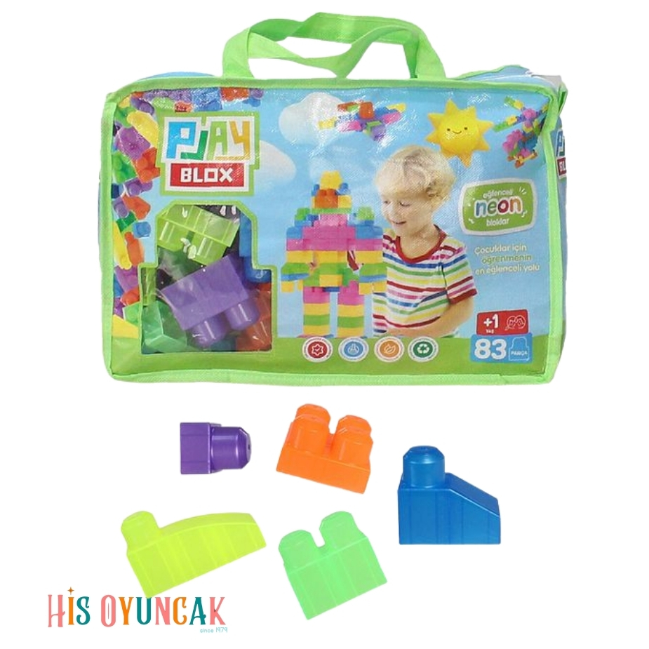 Play Blox Eğlenceli Neon Bloglar 83 Parça - Görsel 4