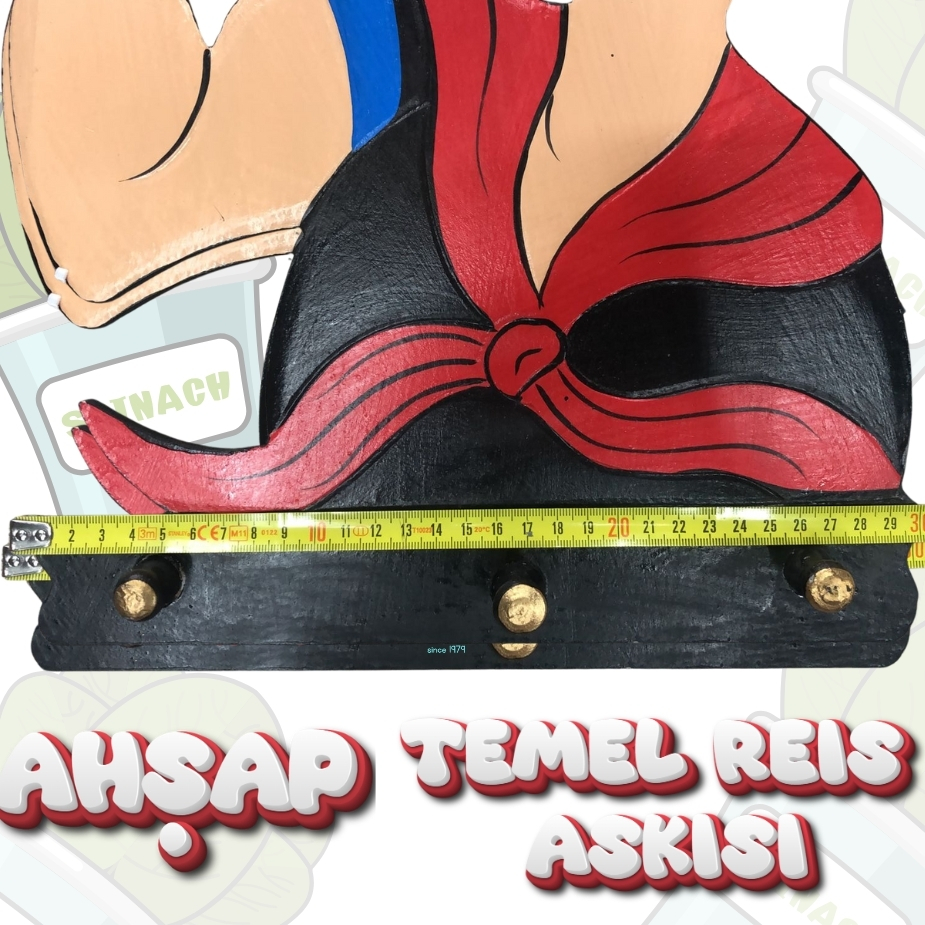 Ahşap Temel Reis Askısı - Görsel 3